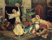 unknow artist, Arab or Arabic people and life. Orientalism oil paintings 604